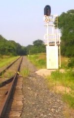 New style signal at MP 315.2, close-up view